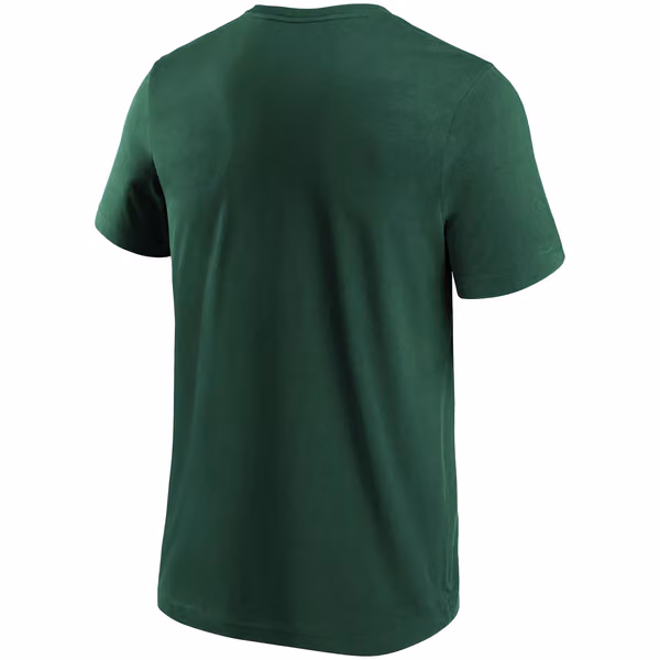 Michigan State Spartans Primary Logo NCAA T-Shirt Green view 2