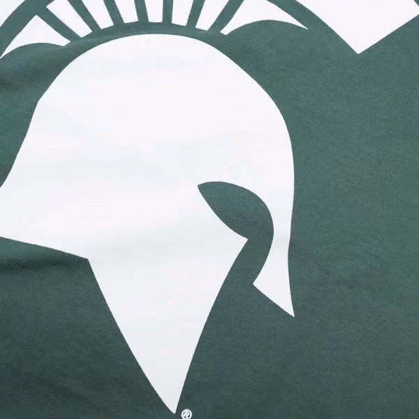 Michigan State Spartans Primary Logo NCAA T-Shirt Green view 3
