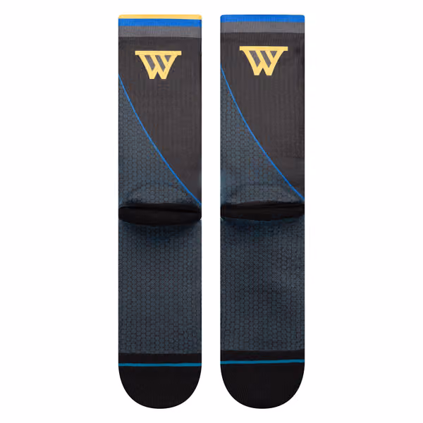 Golden State Warriors 2025-26 NBA Statement Edition Crew Socks view 3