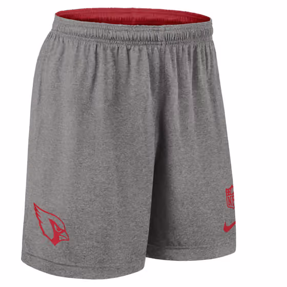 Arizona Cardinals 2025 NFL Sideline Reversible Mesh Nike Dri-FIT Shorts Red view 4