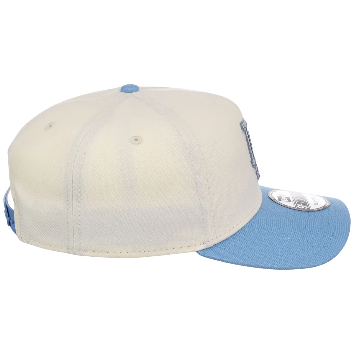 Los Angeles Dodgers MLB Chrome x Sky FASHION CORE New Era 9FORTY A-Frame detail view