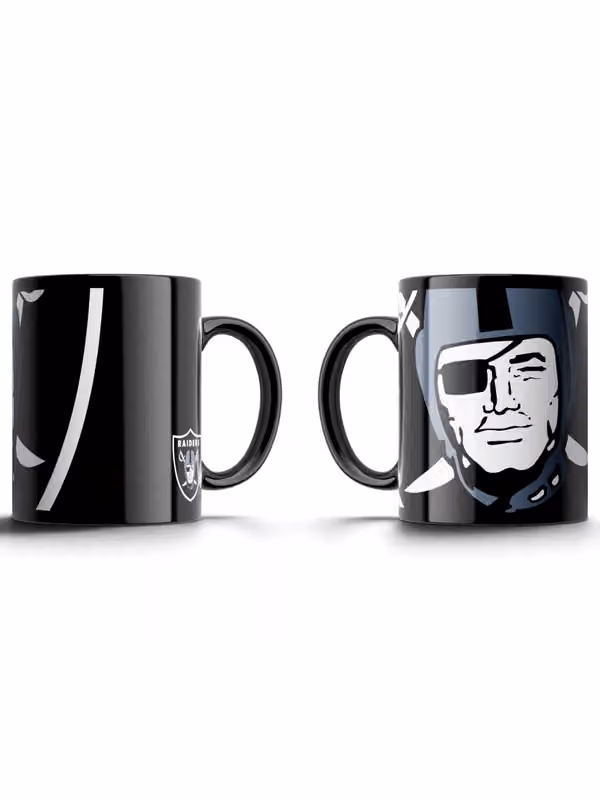Las Vegas Raiders Oversized Logo NFL Mug (330 ml) view 1