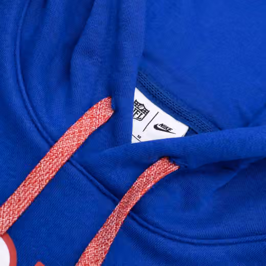 New York Giants 2024 NFL Sideline Nike Club Hoodie Blue view 4