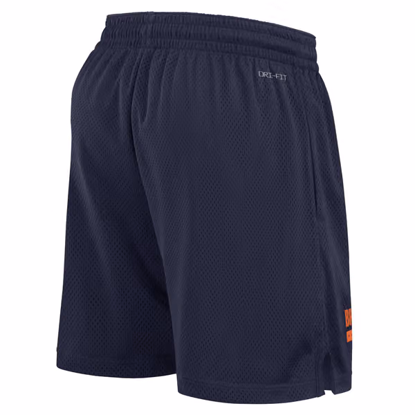 Denver Broncos 2024 NFL Sideline Mesh Nike Dri-FIT Shorts Navy view 2