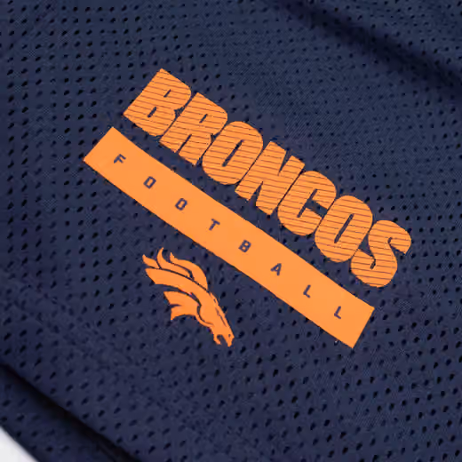 Denver Broncos 2024 NFL Sideline Mesh Nike Dri-FIT Shorts Navy view 3