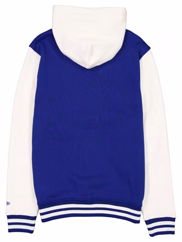 New York Knicks Letterman Hooded NBA Jacket Blue view 2