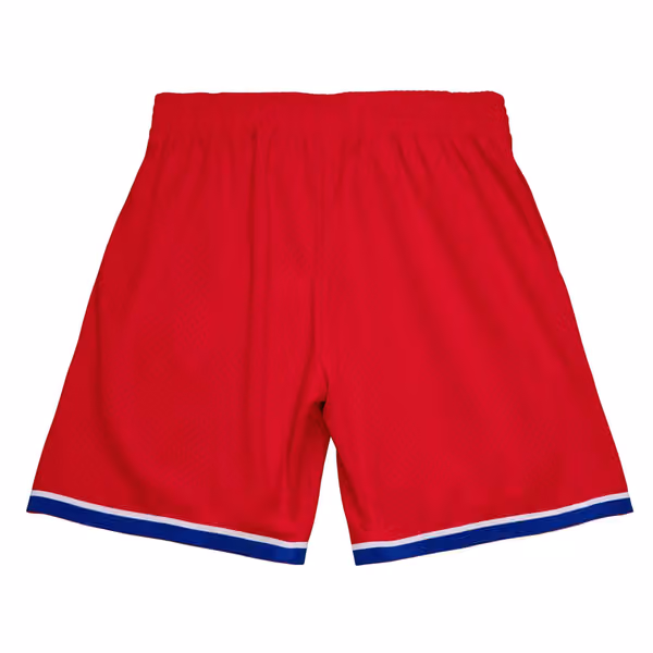Washington Bullets 1996-97 Mitchell & Ness Swingman NBA Shorts Red view 2
