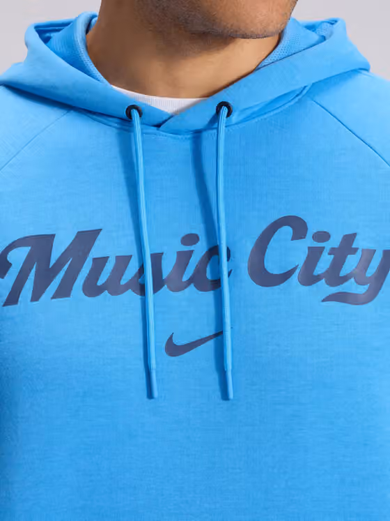 Tennessee Titans 2026 NFL Rivalries Dri-FIT Pullover Hoodie Blue view 3