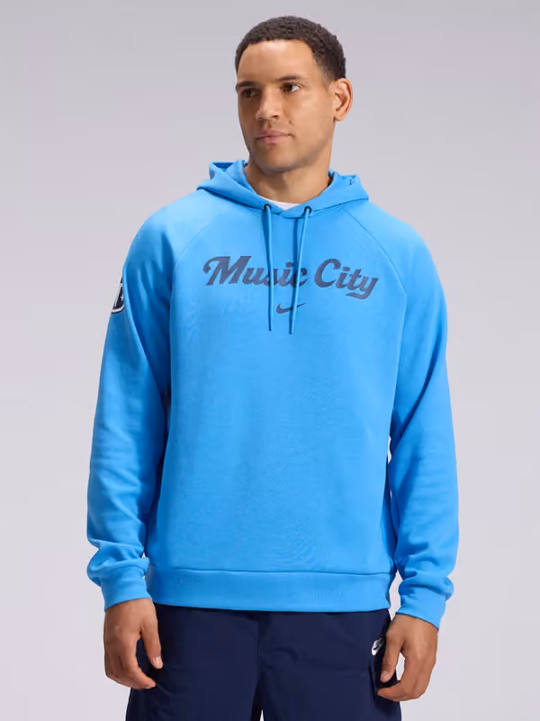 Tennessee Titans 2026 NFL Rivalries Dri-FIT Pullover Hoodie Blue view 1