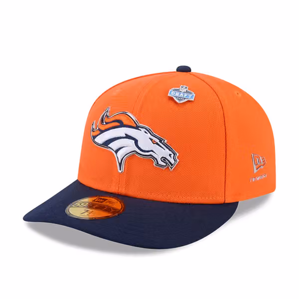 Denver Broncos 2026 NFL Draft Pre-Curved 59FIFTY Fitted Cap product photo