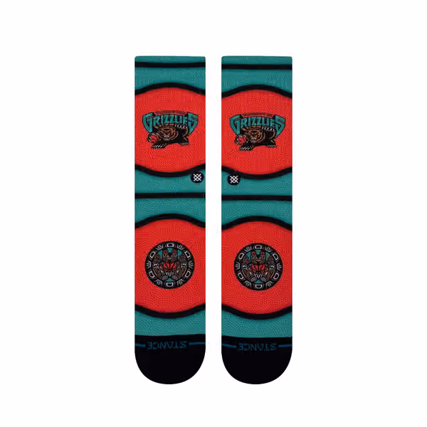 Vancouver Grizzlies Classic Mini Ball Stance Crew Socks view 2