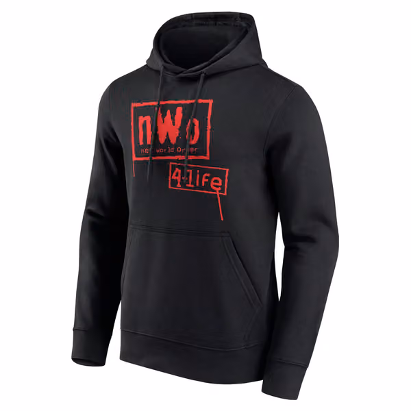 nWo Logo WWE Hoodie Black view 1