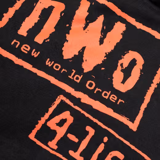 nWo Logo WWE Hoodie Black view 3