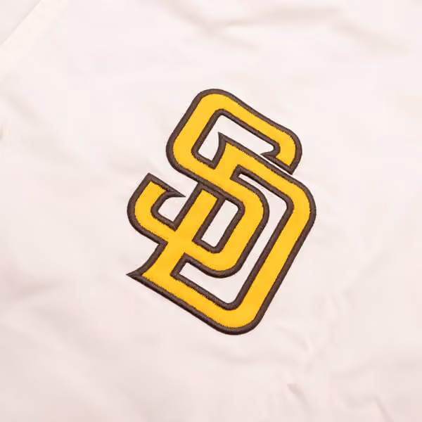 San Diego Padres '47 Regent MLB Track Jacket Natural view 3