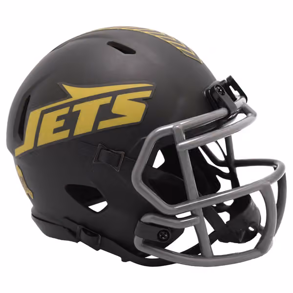 New York Jets 2025 Salute to Service NFL Speed Mini Helmet view 1