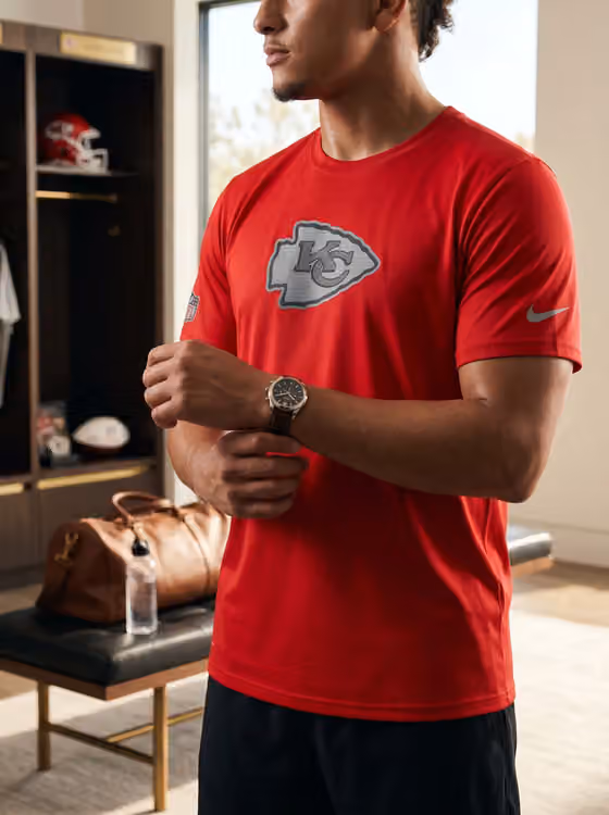 Kansas City Chiefs 2026 NFL Sideline Lead The Charge Legend T-Shirt Red view 3