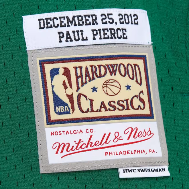 Paul Pierce #34 Boston Celtics 2012 Christmas Day Mitchell & Ness Swingman NBA Jersey view 3