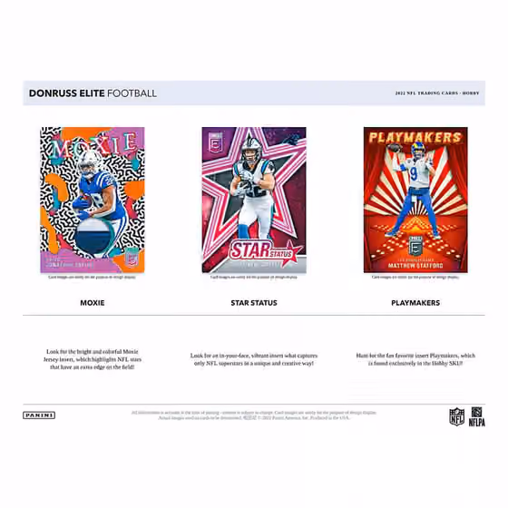 2022 Panini Donruss Elite NFL Football Hobby Box view 4