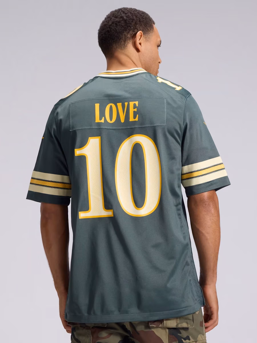 Jordan Love #10 Green Bay Packers 2026 Rivalries Game NFL Jersey Green view 5