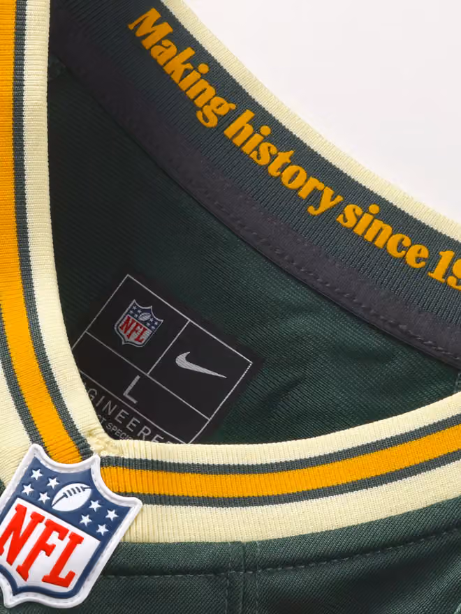 Jordan Love #10 Green Bay Packers 2026 Rivalries Game NFL Jersey Green view 7