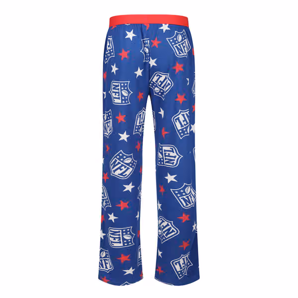 Shield and Stars Recovered NFL Lounge Pants Blue view 2
