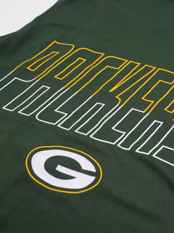 Green Bay Packers Miler Dri-FIT NFL Muscle Tank Top Green view 4