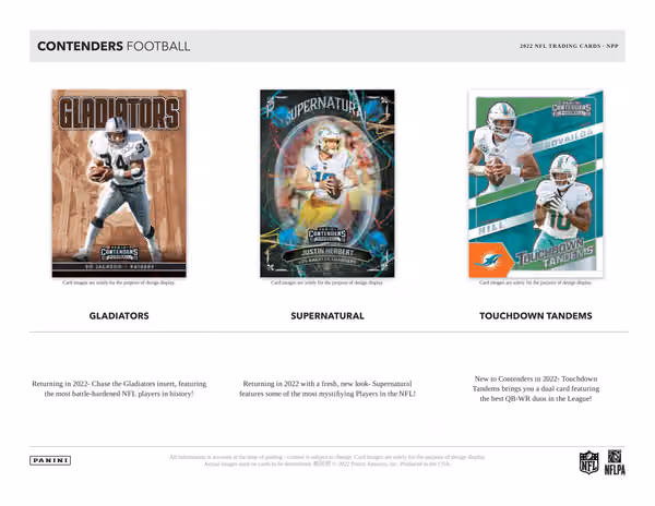 2022 Panini Contenders Football NFL Jumbo Value Fat-Pack Box view 5
