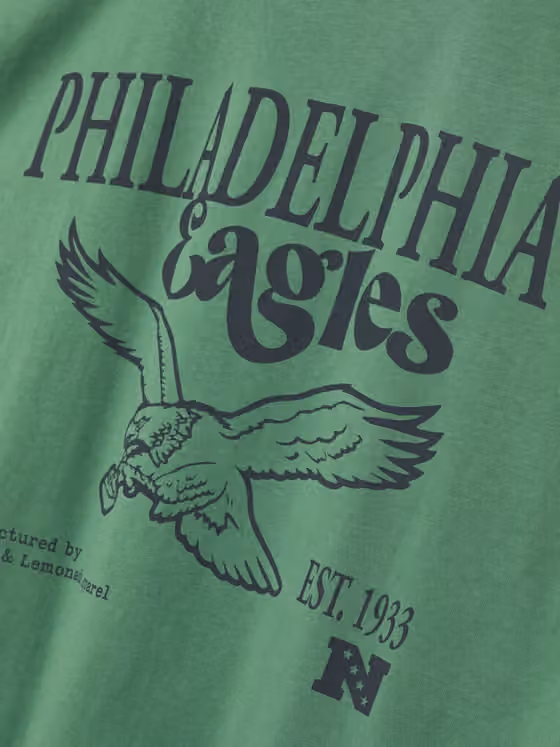 Philadelphia Eagles L&L '89 Classics NFL T-Shirt Green view 4