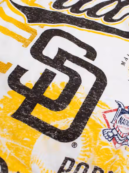 San Diego Padres Division Oversized MLB T-Shirt White view 3