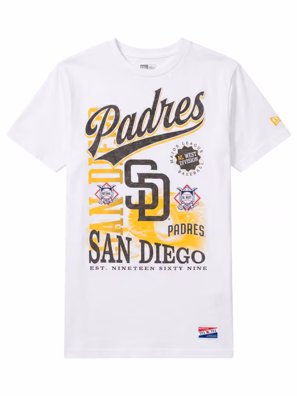 San Diego Padres Division Oversized MLB T-Shirt White view 1