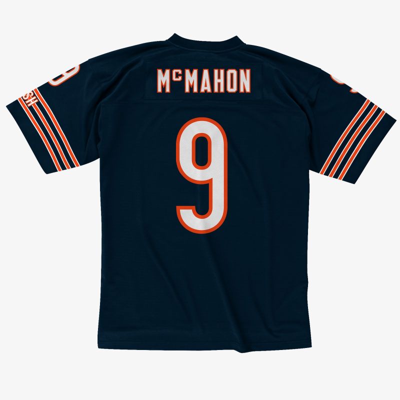 Jim McMahon #9 Chicago Bears Legacy Throwback NFL Jersey Navy view 1
