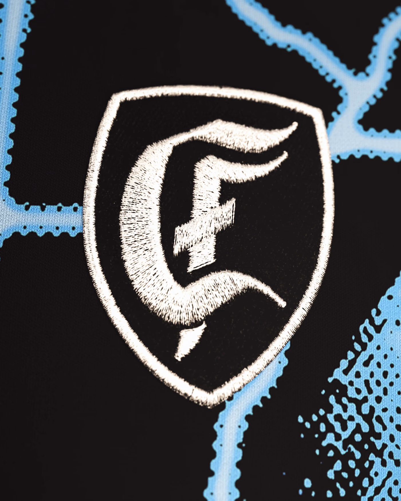 Jersevo Custom Personalized La Pulga - Number 10 Jersey crest detail