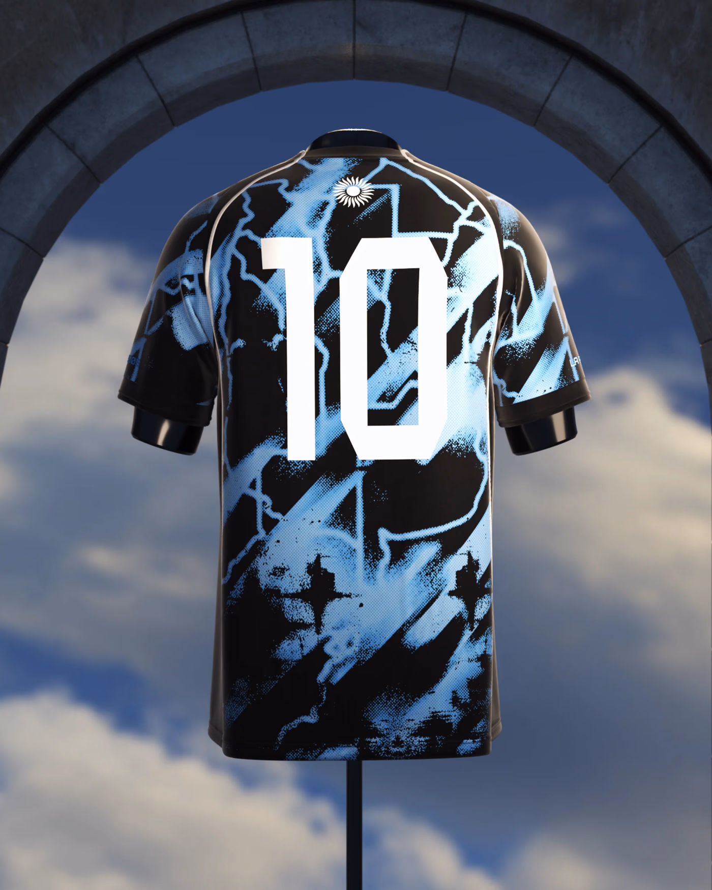 Jersevo Custom Personalized La Pulga - Number 10 Jersey back view