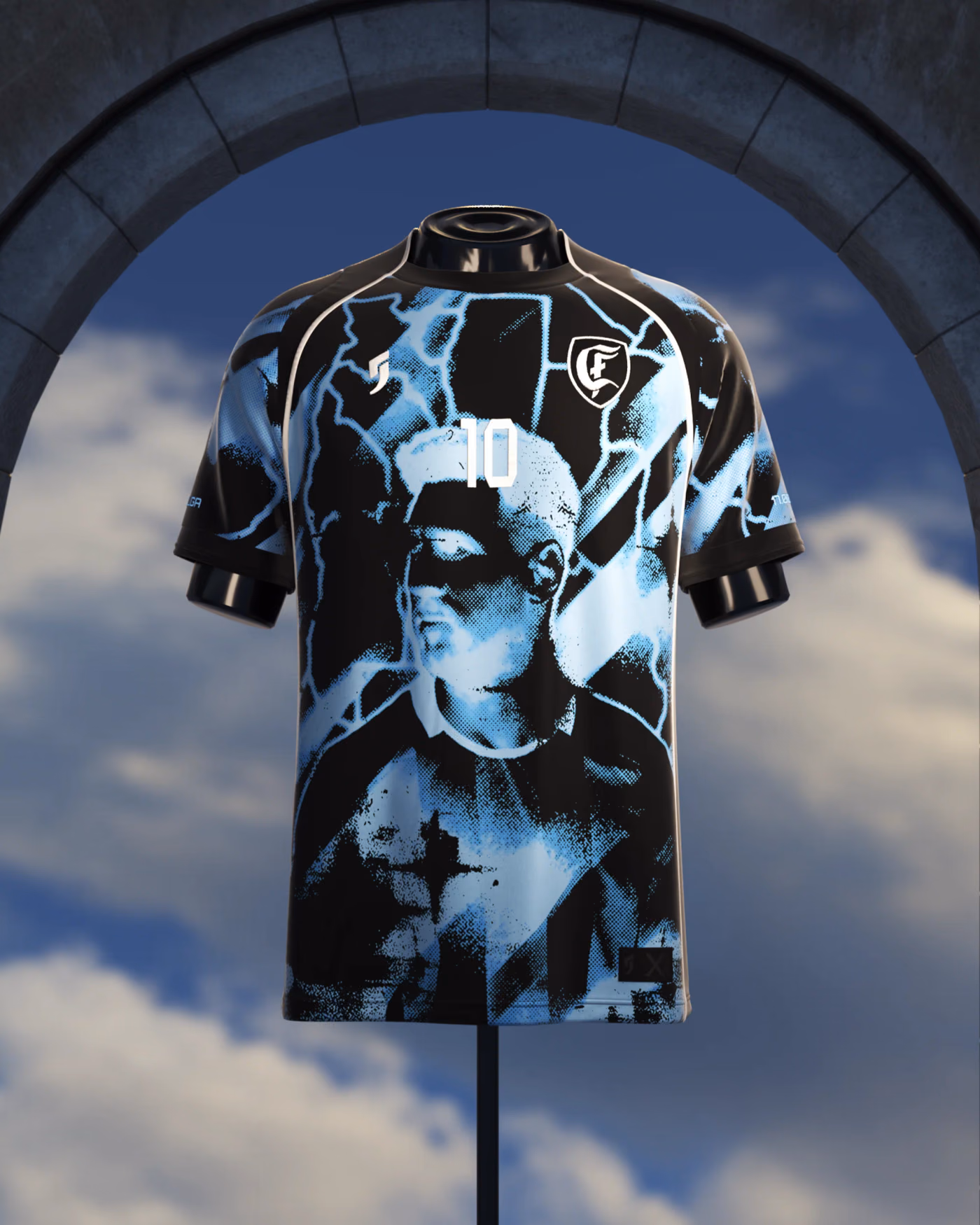 Jersevo Custom Personalized La Pulga - Number 10 Jersey front view