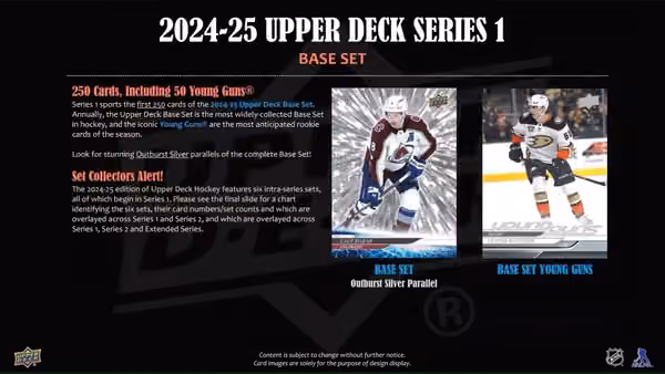 2024/25 Upper Deck Series 1 Hockey NHL Tin Box view 2