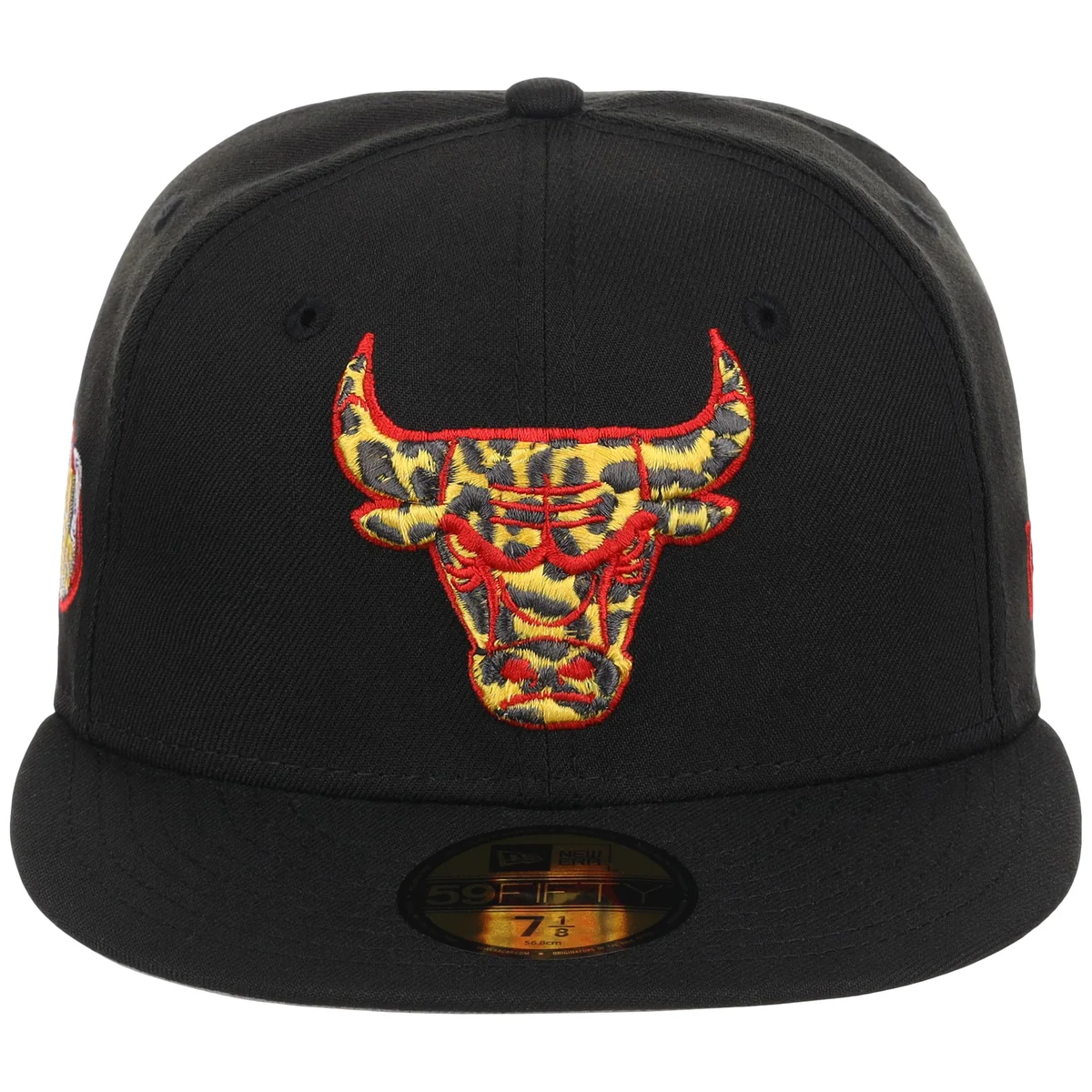 Chicago Bulls Worm Hair New Era 59FIFTY detail view