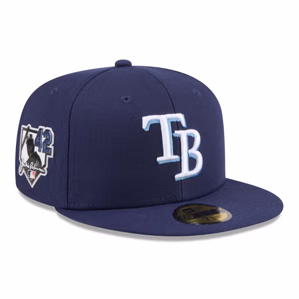 Tampa Bay Rays 2026 Jackie Robinson Day 59FIFTY Fitted Cap Navy product photo