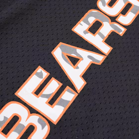 Chicago Bears Mitchell & Ness Camo Reflective NFL Crew Mesh Jersey view 5