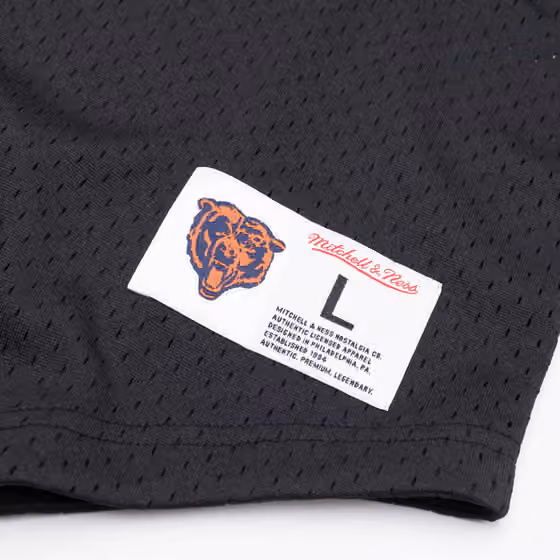 Chicago Bears Mitchell & Ness Camo Reflective NFL Crew Mesh Jersey view 4