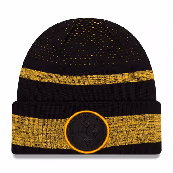 Pittsburgh Steelers 2021 NFL Sideline New Era Tech Knit Beanie product photo