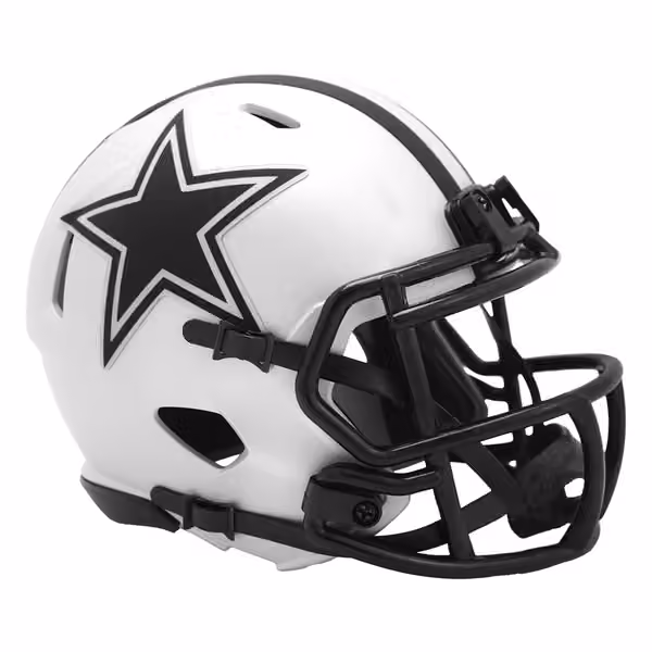 Dallas Cowboys Rave Alternate NFL Speed Mini Helmet Silver view 1