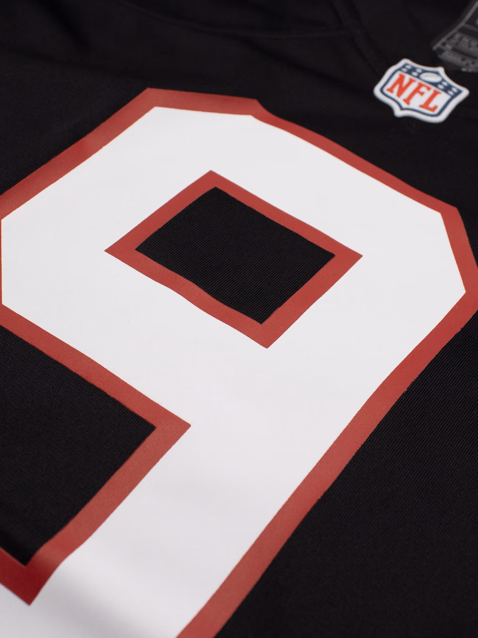 Michael Penix Jr. #9 Atlanta Falcons Game NFL Jersey Alternate Black view 5