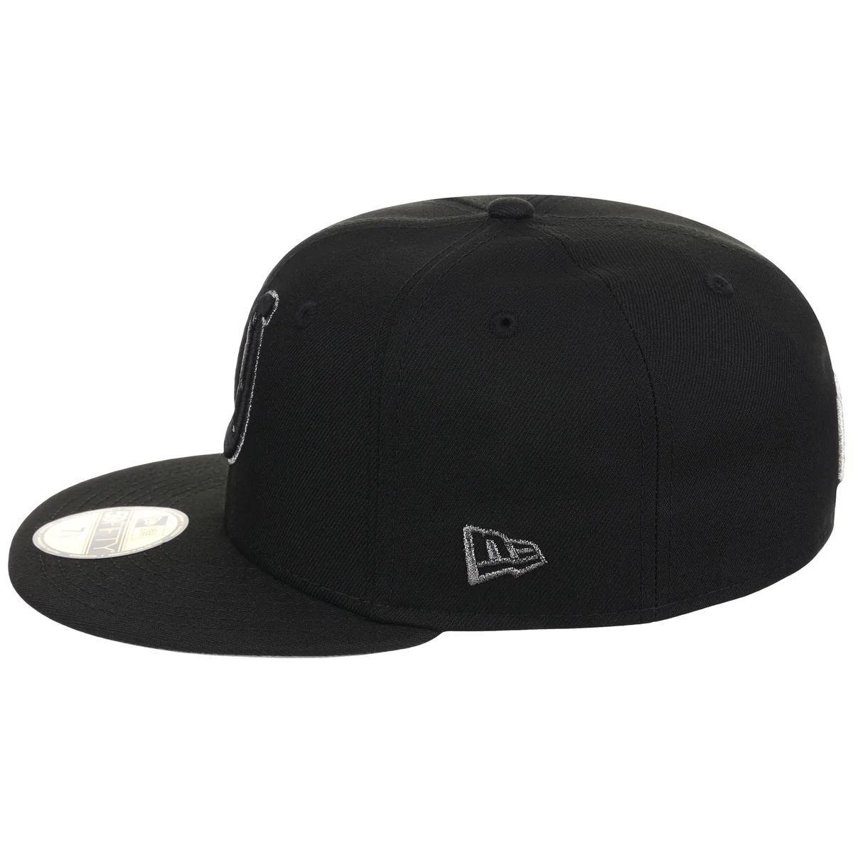 Indianapolis Colts NFL Liquid Titanium New Era 59FIFTY detail view