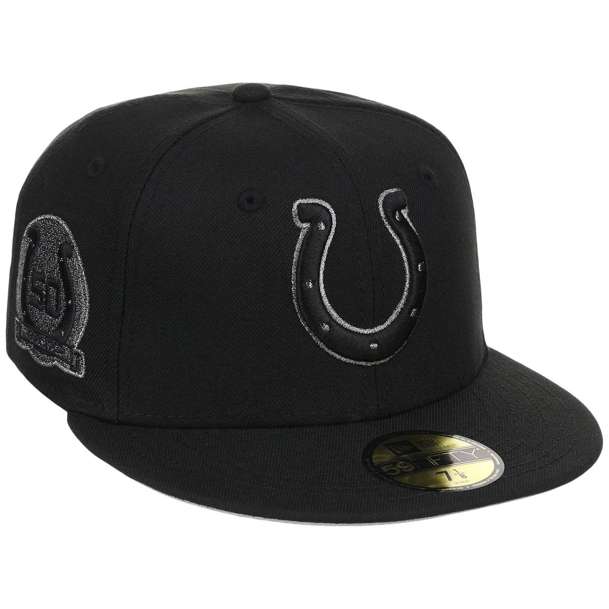 Indianapolis Colts NFL Liquid Titanium New Era 59FIFTY front view