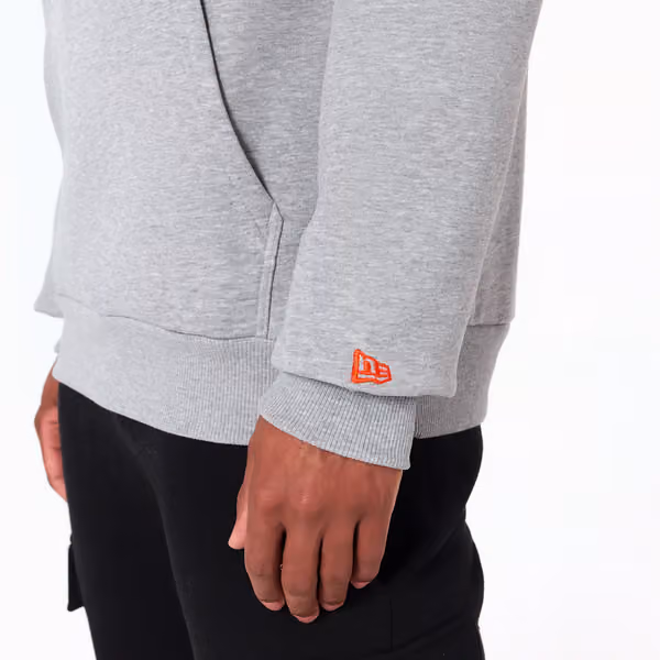 Chicago Bears Logo Hoodie New Era NFL Sweatshirt Grey view 4
