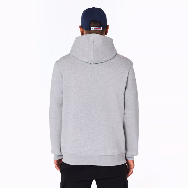 Chicago Bears Logo Hoodie New Era NFL Sweatshirt Grey view 2