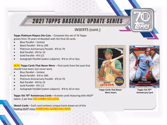 2021 Topps Update Series Baseball Hobby Box MLB view 5