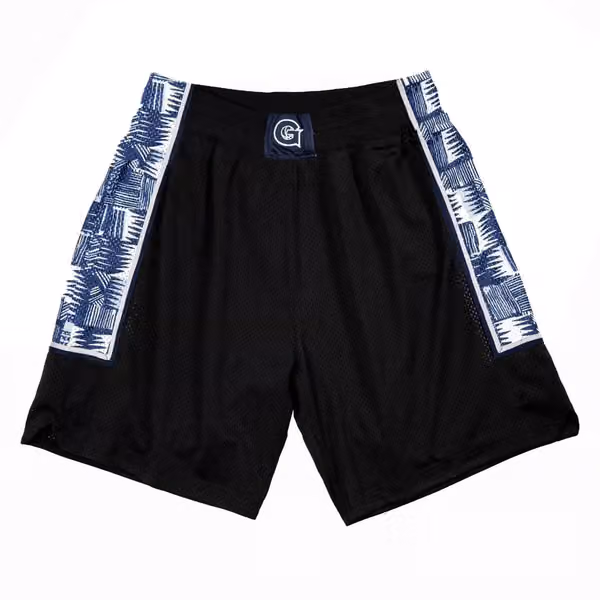 Georgetown Hoyas 1995-96 Mitchell & Ness Swingman NCAA Shorts Black view 1