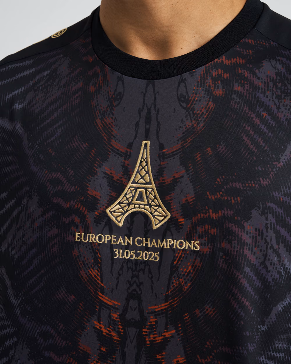 Jersevo Custom Personalized The Parisians (2025 European Champions) Jersey detail view 3