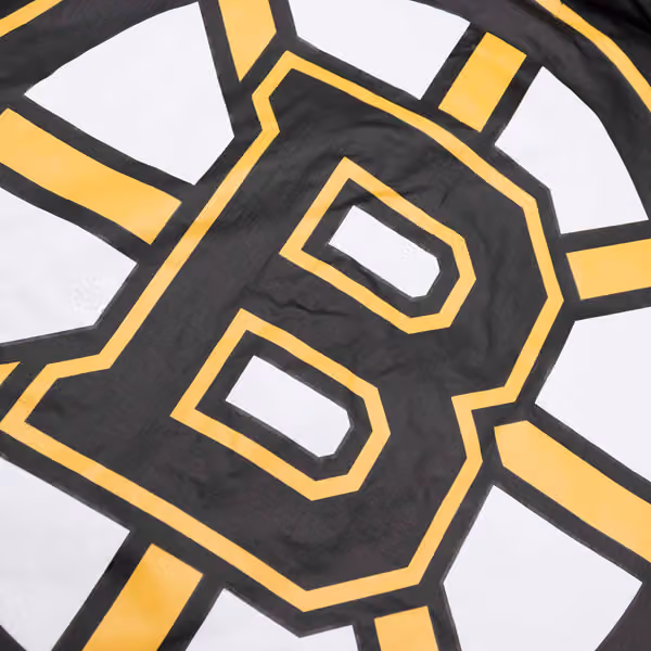 Boston Bruins Undeniable Mitchell & Ness NHL Windbreaker Jacket view 6